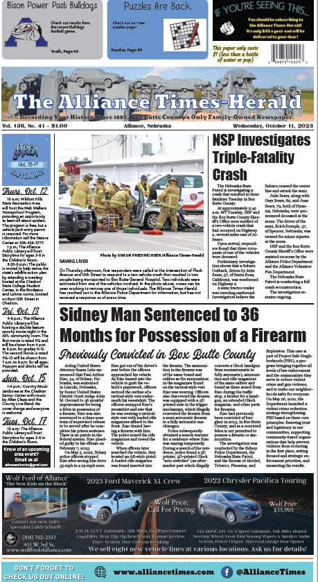 e-Edition - Alliance Times-Herald