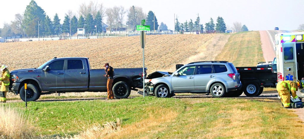 Two Vehicles Collide on Highway 87
