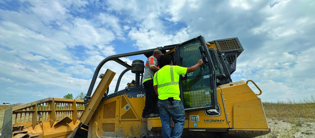 City of Alliance Public Works Employees Complete Quarterly Bulldozer Training