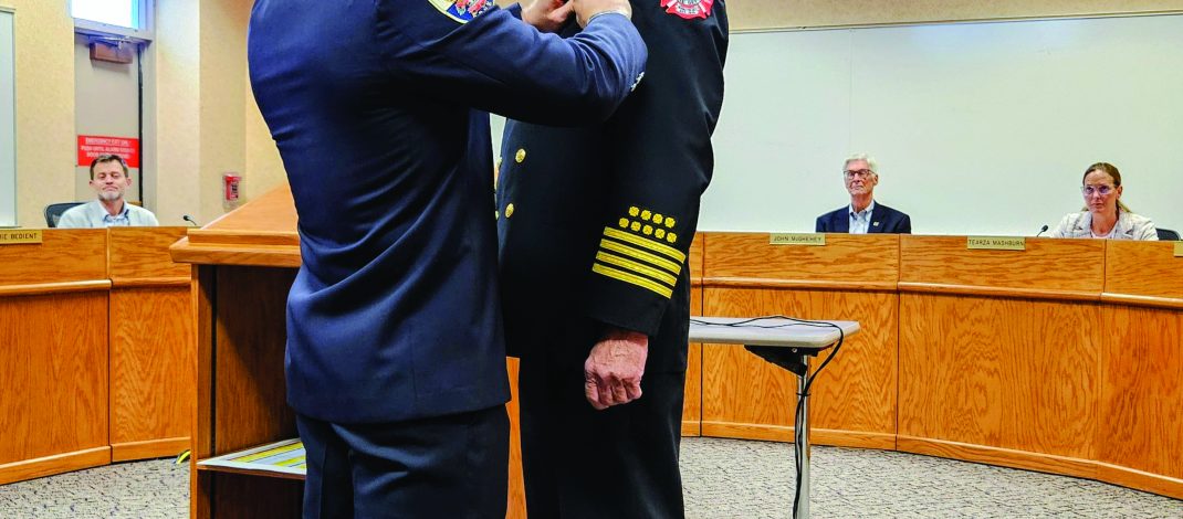 Brad Schrum Sworn in as Fire Chief